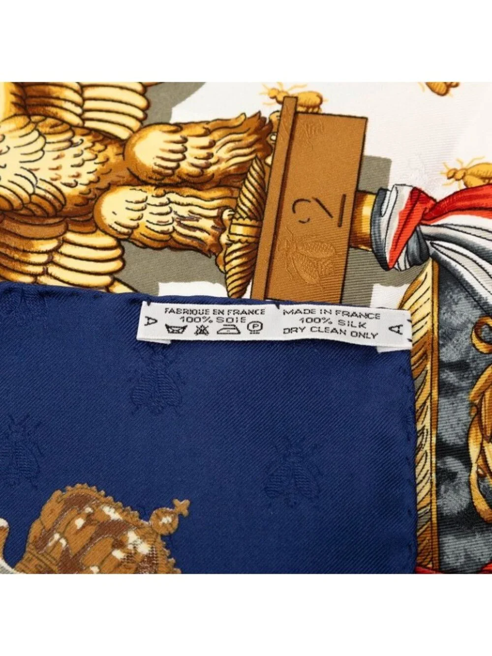 Hermes Carre 90 Napoleon Multicolor Silk Scarf - Picture 8 of 9